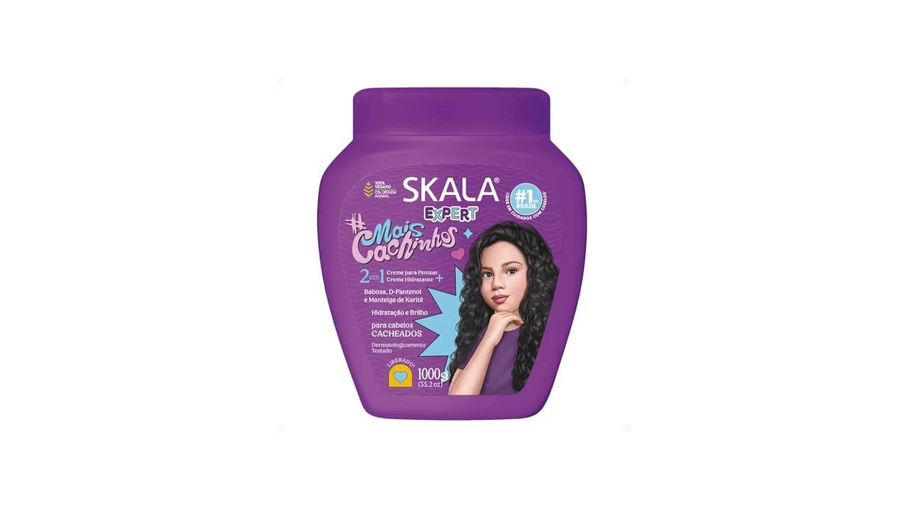 Melhor Creme da Skala para Cabelo Cacheado: Cachinhos e Definição